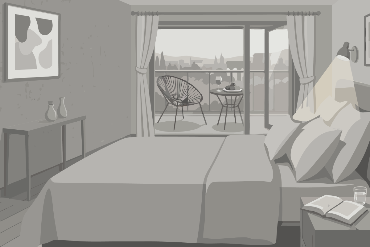 Chambre Double avec Terrasse